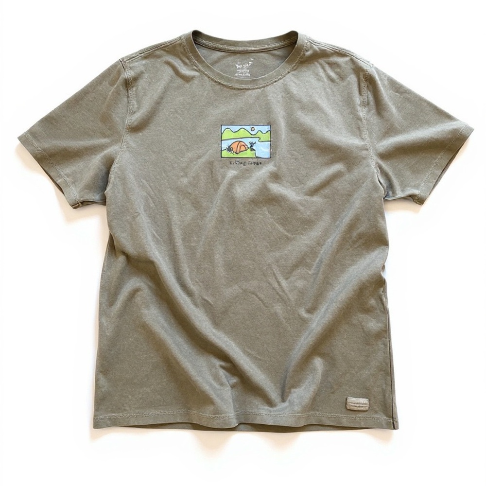 Living large Gray Graphic T-Shirt